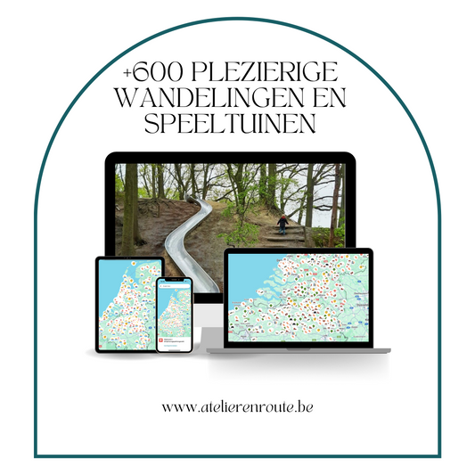 Meer dan 600 plezierige wandelingen en speeltuinen met kinderen door HipHoera gepakt & gezakt Google Maps kaart