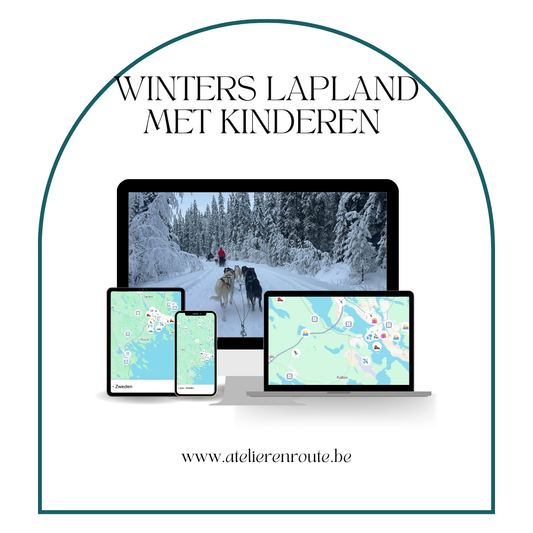 Google Maps-kaart met de leukste activiteiten in Luleå voor gezinnen met kinderen